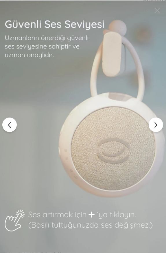 Müzik Kutusu Bebek Çığlık Aktif Sensör Beyaz Gürültü Oyuncak Uyku Yardımı Bebek Gece Işığı-Benzersiz